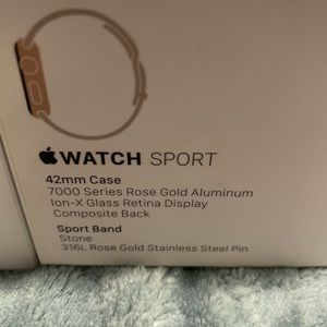 Apple Watch Sport Series 1 Rose Gold 42mm